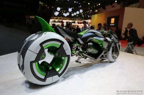 东京摩托车展新款摩托酷似动画 科幻风十足 - 
