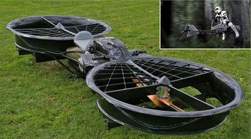 Aero-X飞行摩托2017年量产:时速68公里 售8.5