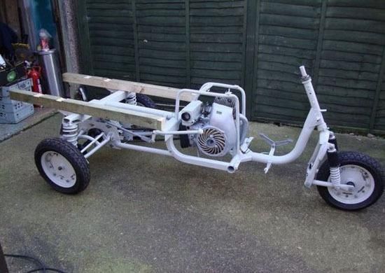 废旧三轮车改装房车 霸气外露 - 中国摩托迷网